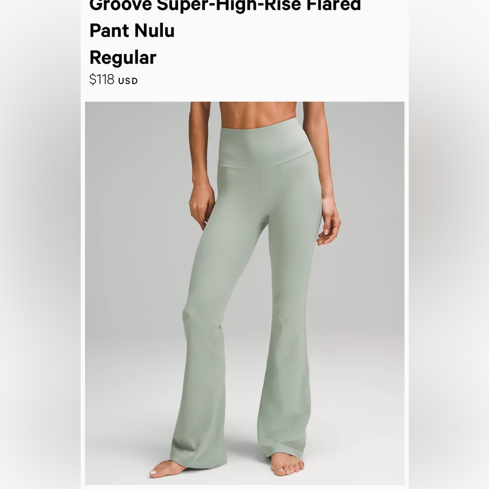 Groove Super-High-Rise Flared Pant Nulu
Regular